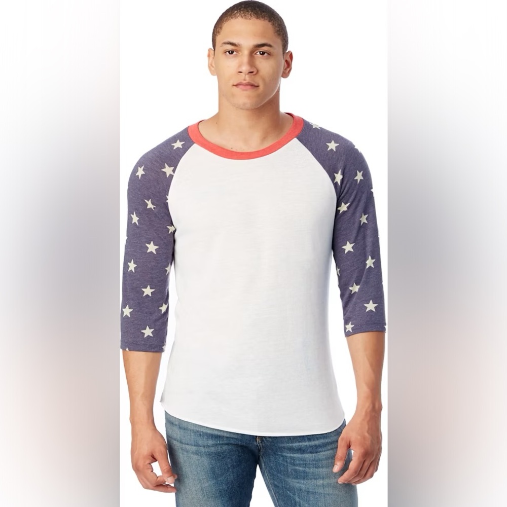 Unisex Stars Raglan